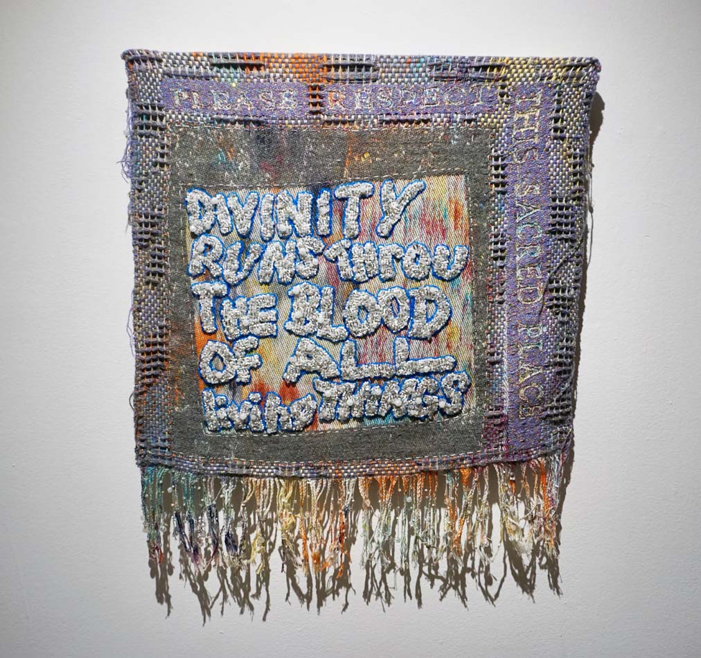 Woven work by Tali Halpern