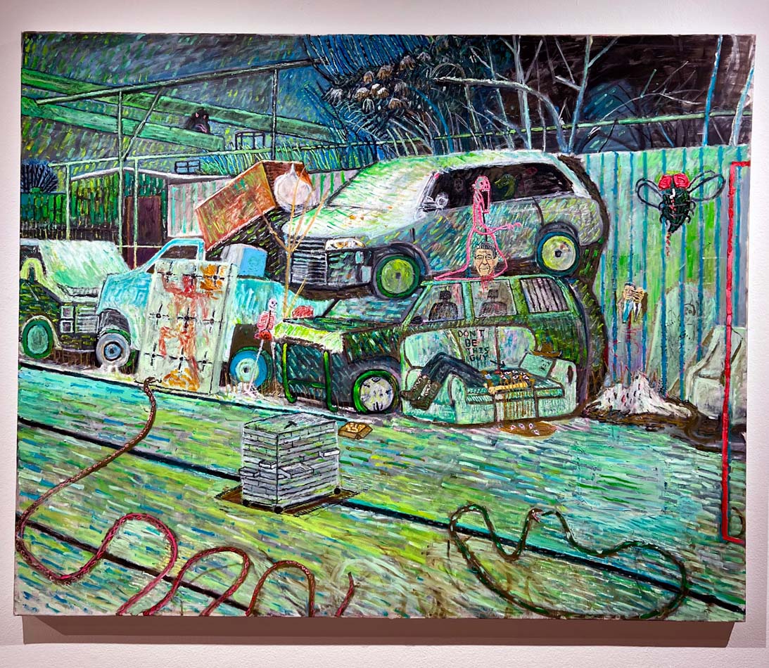 Lydia Farrell's painting Hungry Ghosts