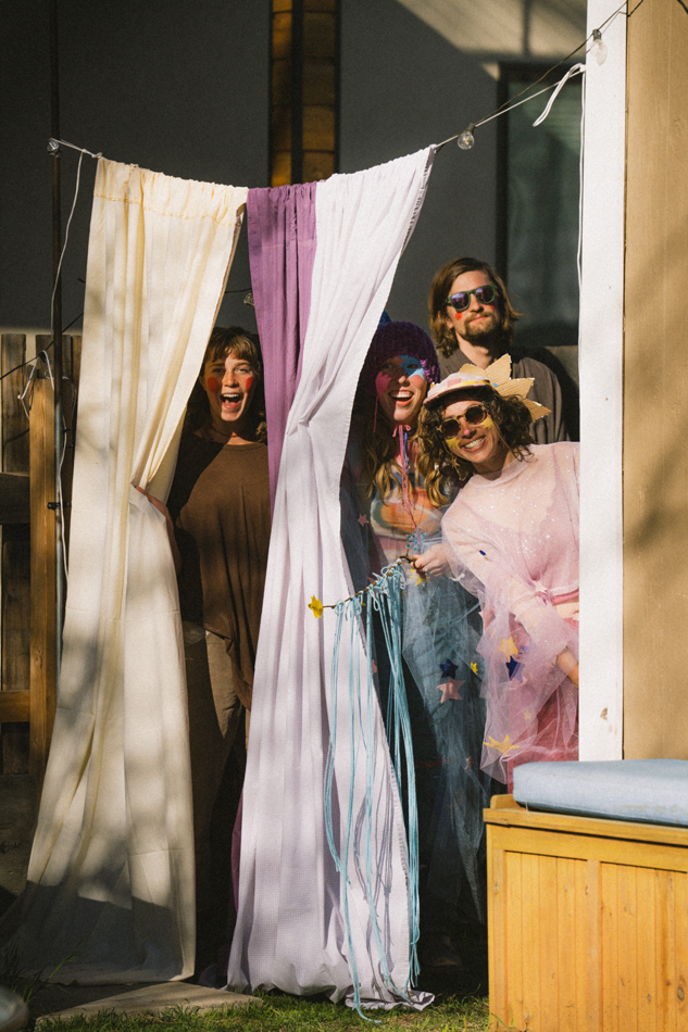 Behind-the-scenes at Stoopfest by Ephmeral Collective, an avant-garde arts group in Moab, Utah.