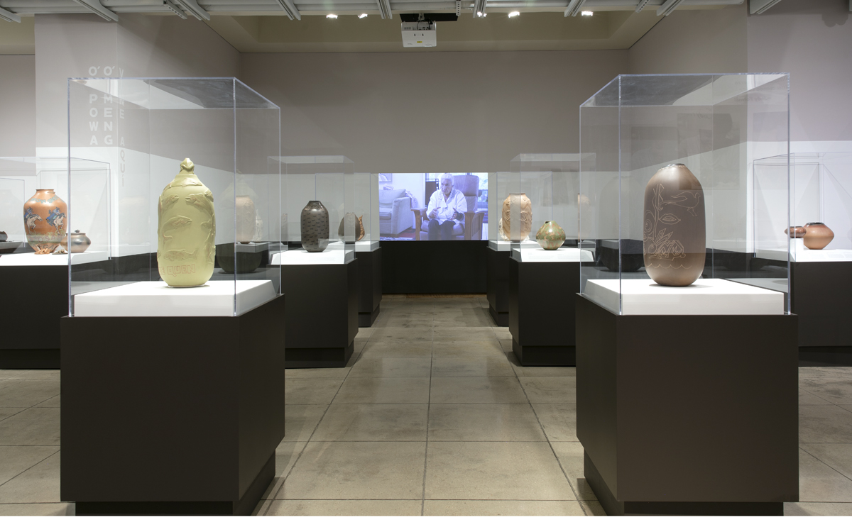 Installation view of Jody Folwell exhibition at New Mexico Museum of Art.
