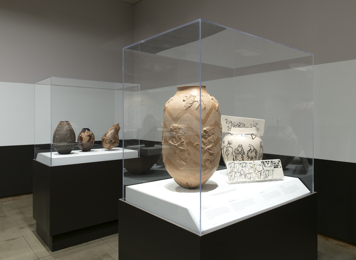 Installation view of Jody Folwell exhibition at New Mexico Museum of Art.