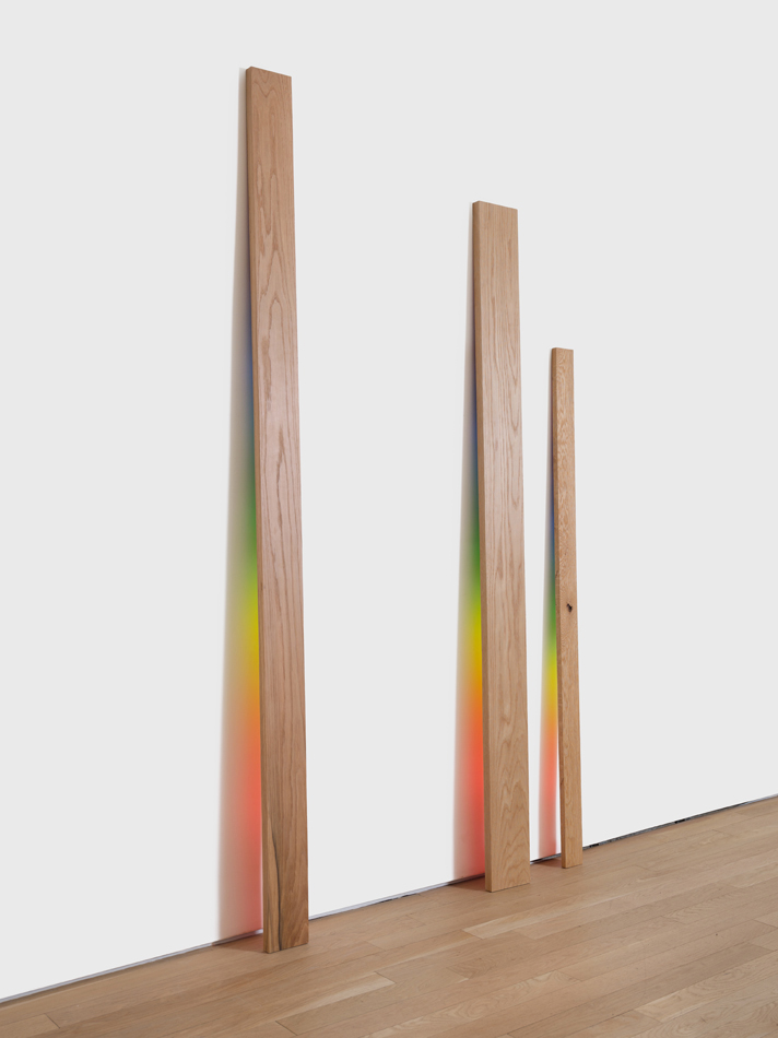 Triptych by artist Julianne Swartz.