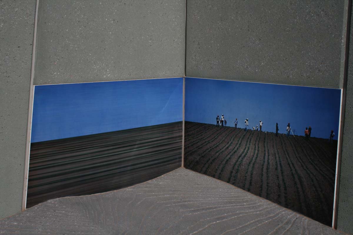 Detail of Paula Castillo artwork, To Farmworkers and Their Labor.