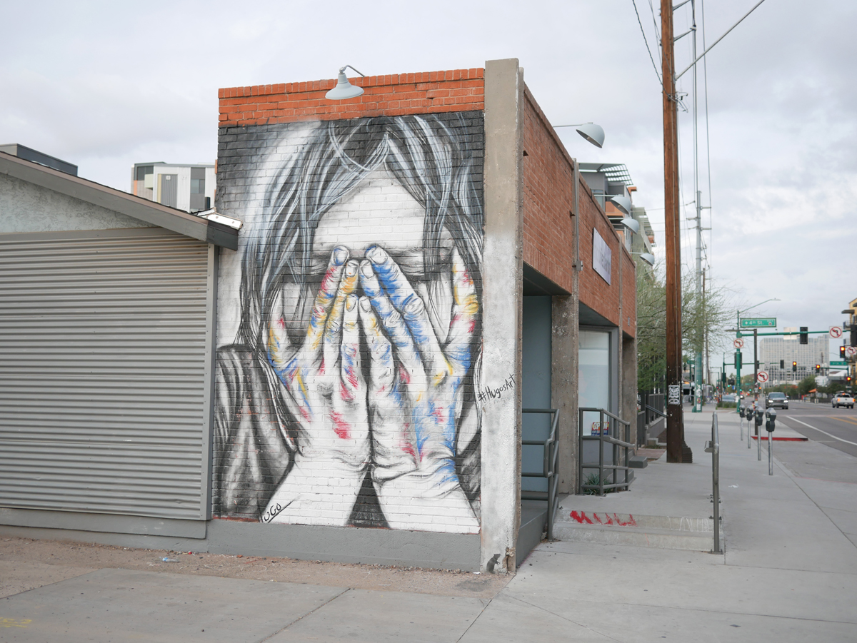 Mural by Hugo Medina in Phoenix.