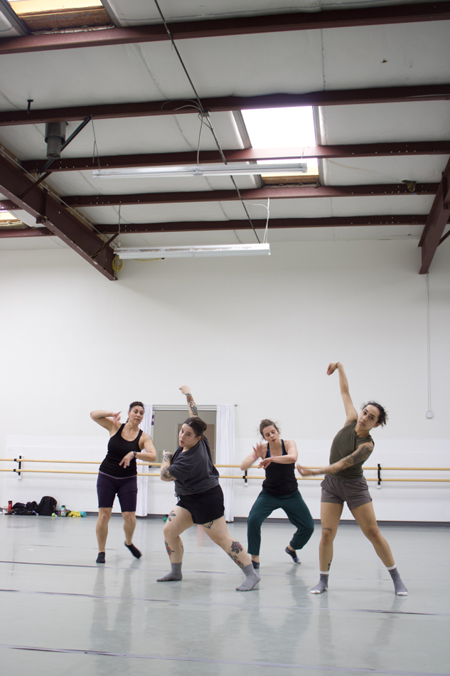 Rehearsal at Keshet Dance Company in Albuquerque.