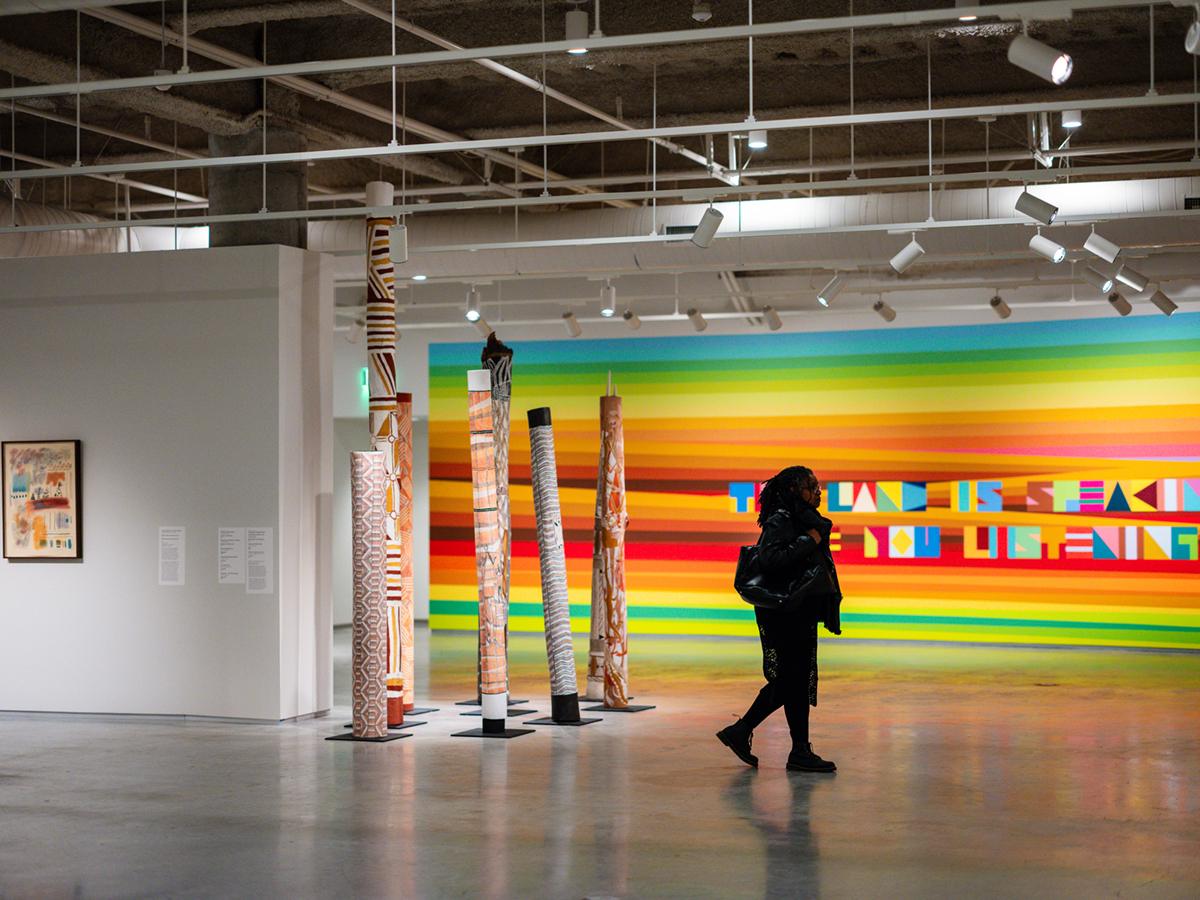 Into the Time Horizon installation view