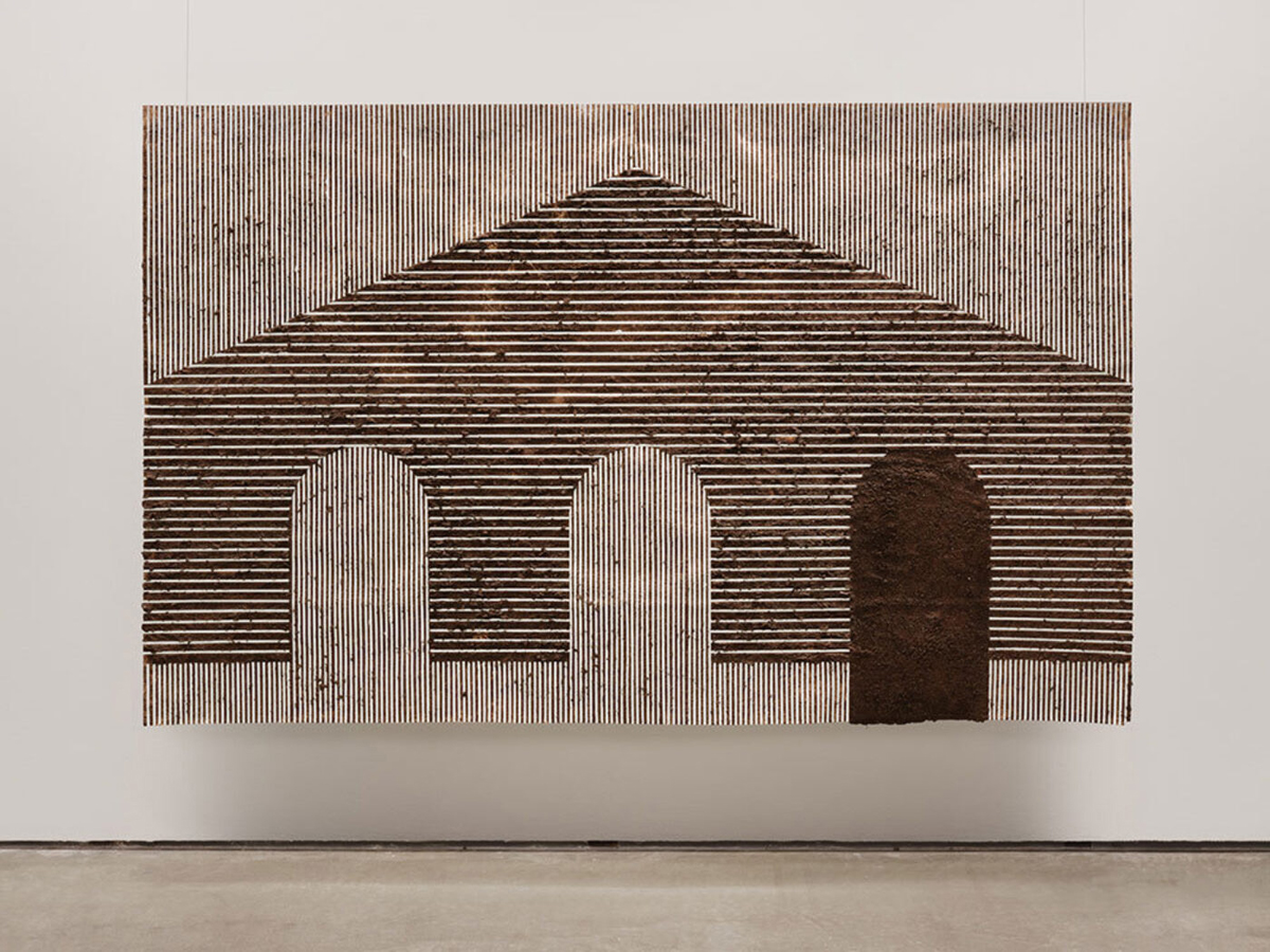 Adobe-based artwork by Christine Howard Sandoval, who is featured in the group show Unearthing Futures.