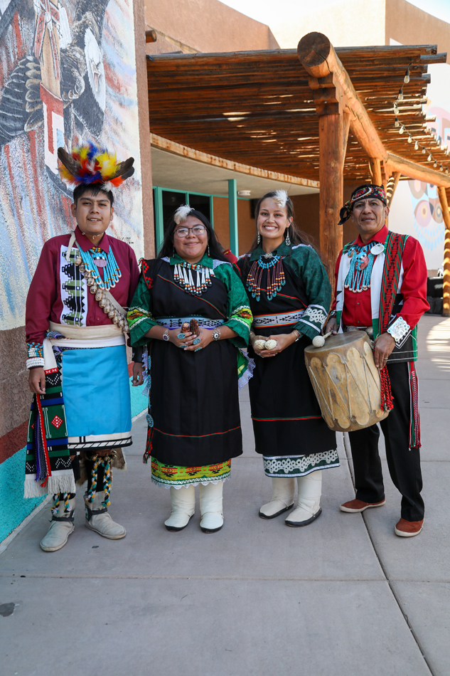Zuni Pueblo performers at Indian Pueblo Cultural Center.