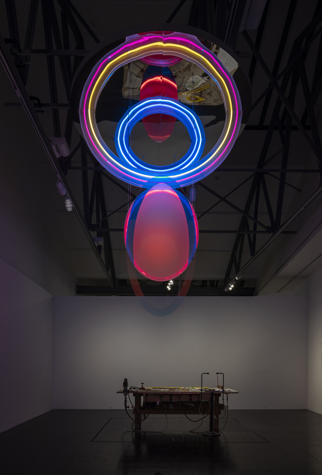 Neon installation by Lily Reeves.