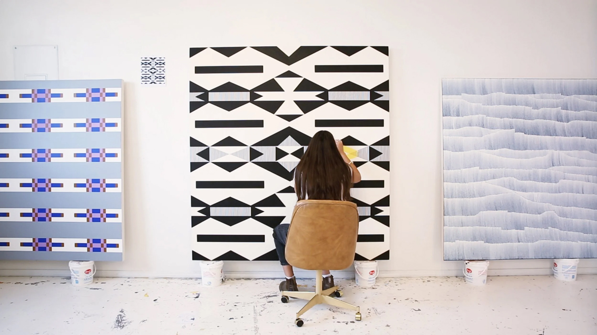 Jordan Ann Craig works in her studio at Roswell's RAiR Foundation, one of the artist and writer residencies featured on this list of top New Mexico opportunities.