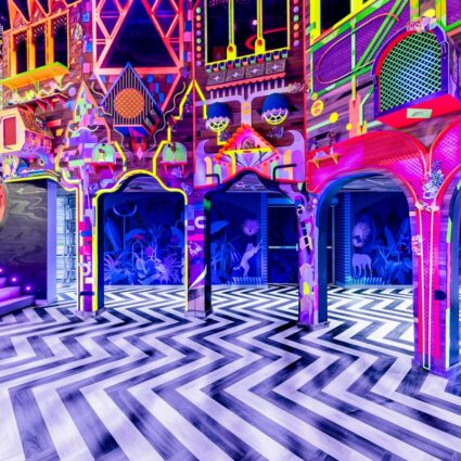 Meow Wolf, Grapevine, TX, Neon Kingdom.