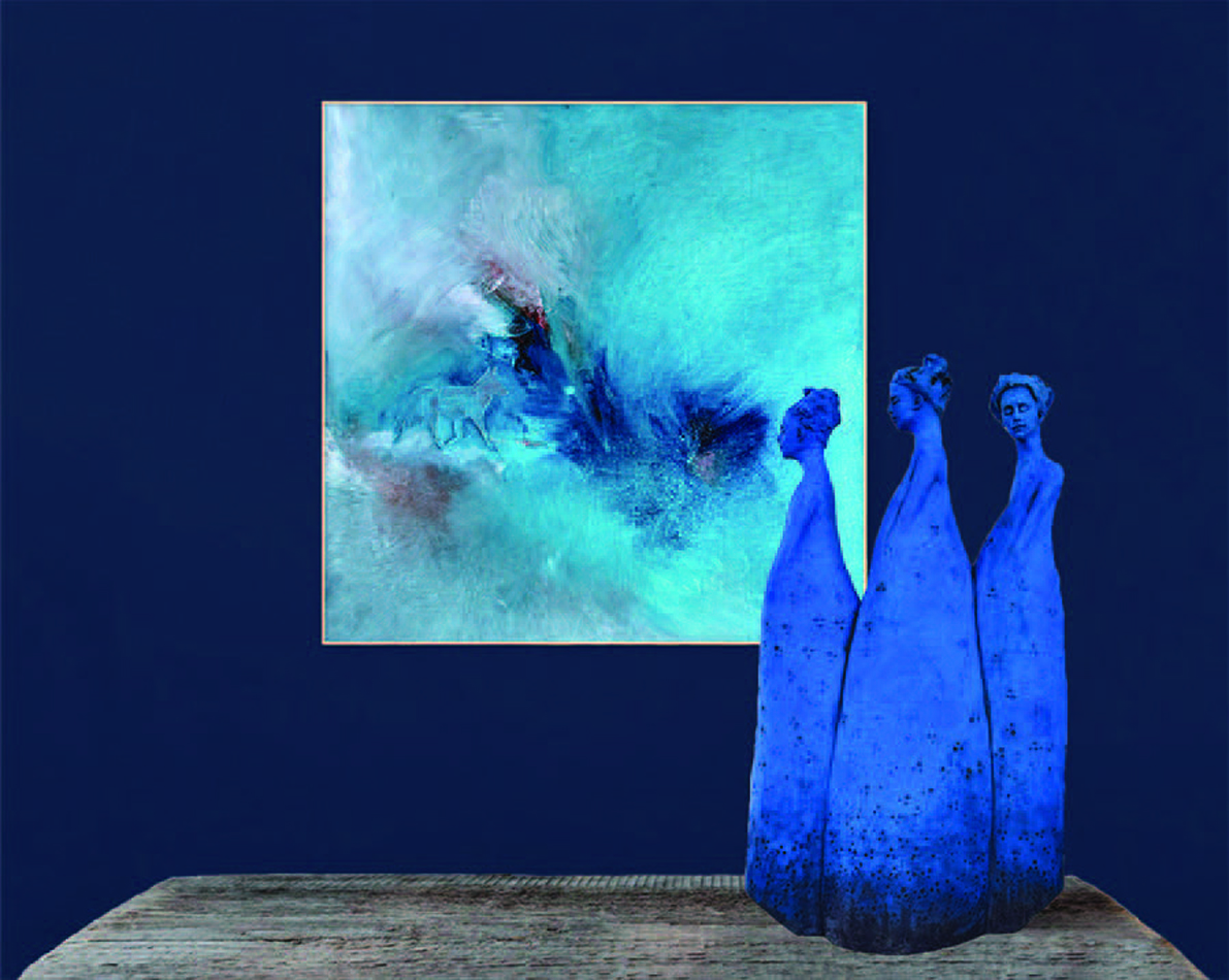 Artwork by Hebé García of Santa Fe, New Mexico.