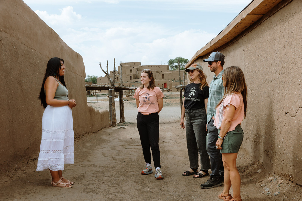 Taos Pueblo is a stop on the Heritage Inspirations High Road to Taos tour.