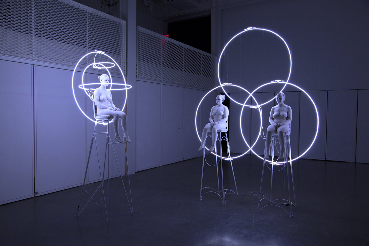 Installation artwork by neon artist Lily Reeves.