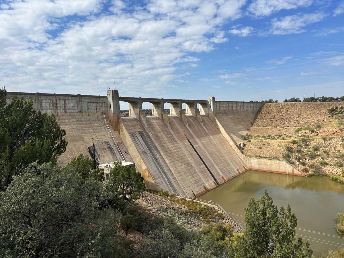 Conchas Lake Dam. 