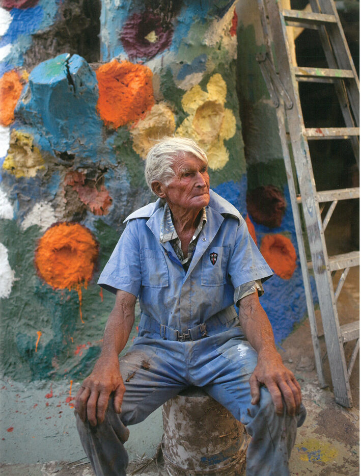 Portrait of artist Leonard Knight, creator of Salvation Mountain.