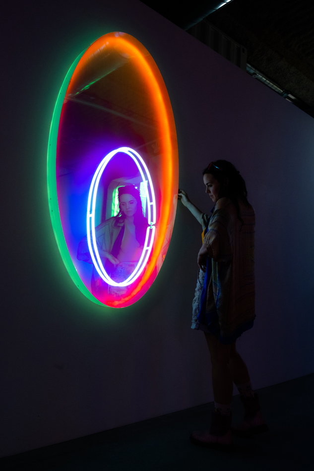 Neon artwork by Lily Reeves.