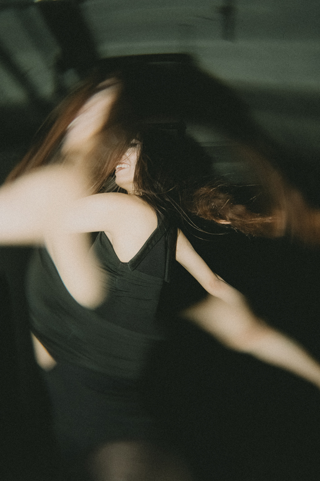 Artful photo of a dancer from the El Paso multidisciplinary alliance EXIT.