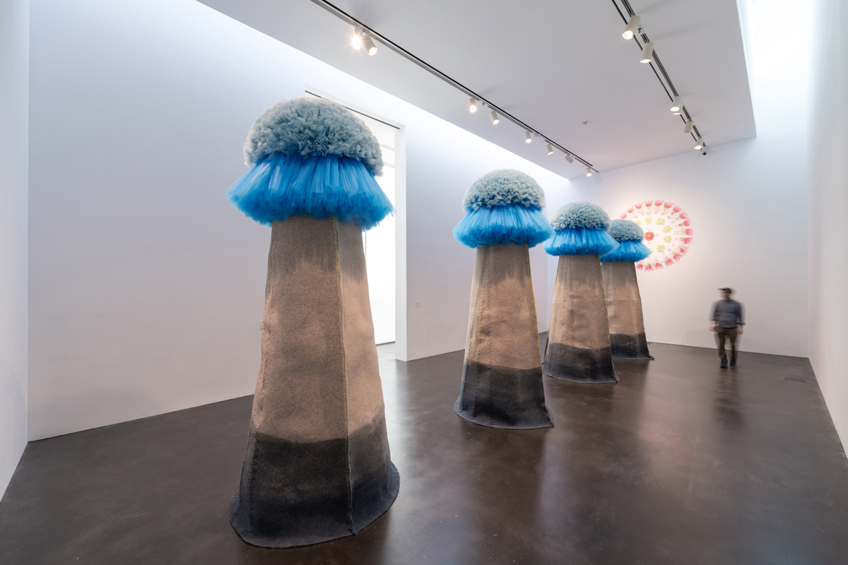 Installation view of a solo exhibition by Ana María Hernando at MCA Denver.