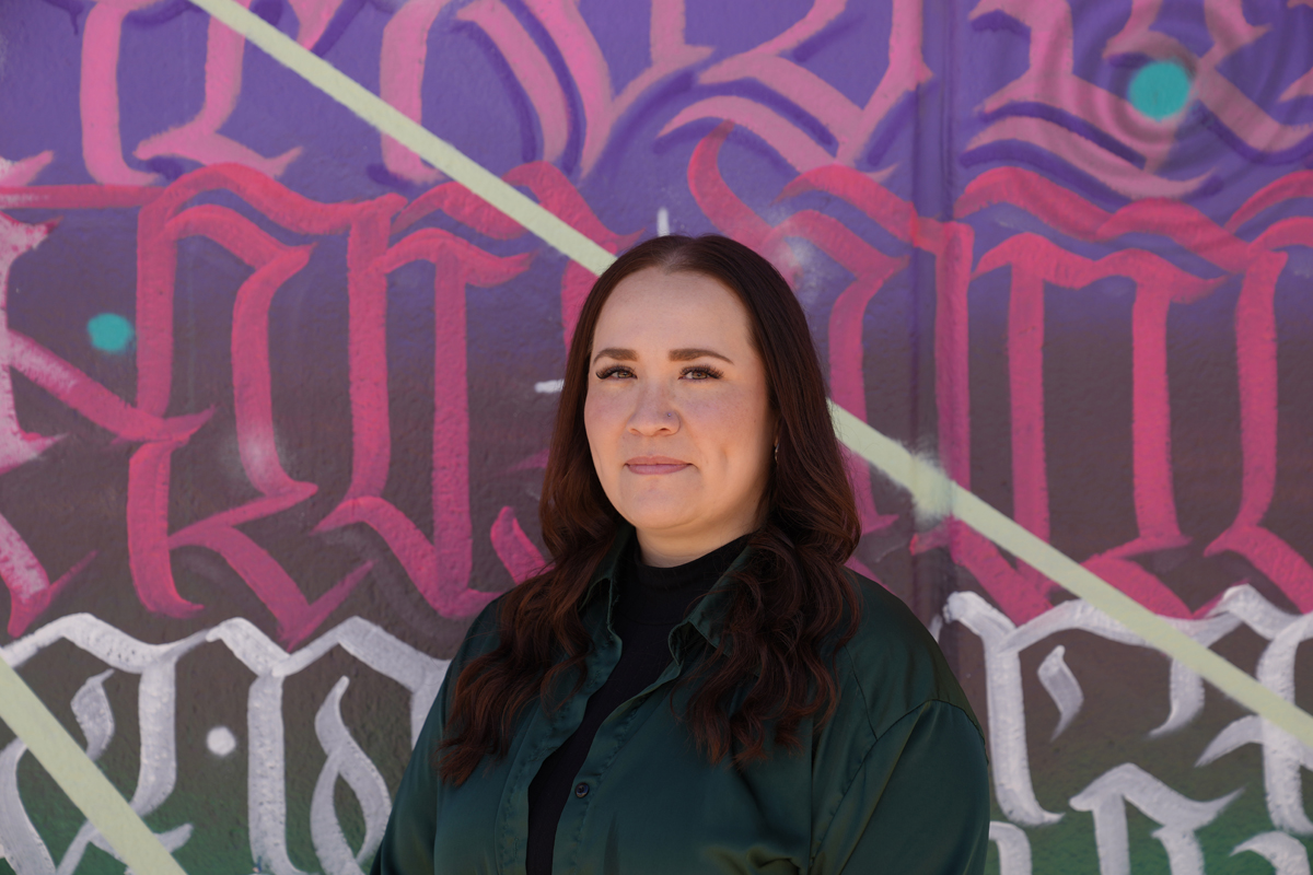 Portrait of El Paso Museum of Art registrar Bernadette Ramos.