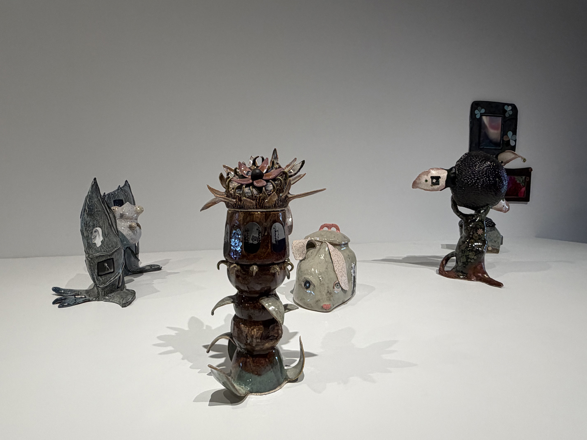 Sculptures by Erin Jane Nelson in the Whitney Biennial 2026.
