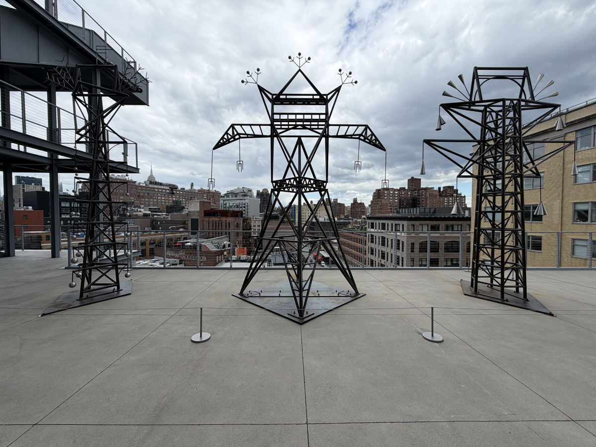 Installation view of Nanibah Chacon's Whitney Biennial 2026 installation.