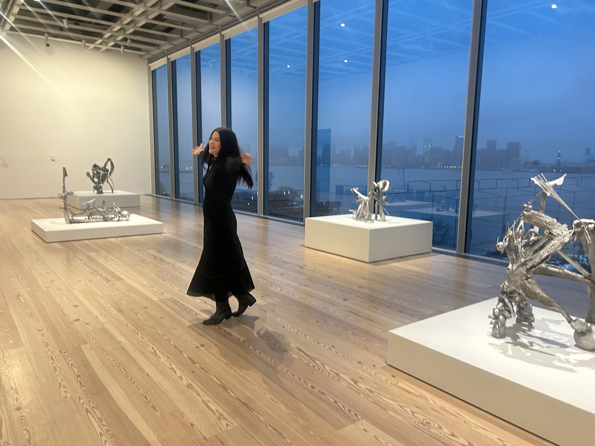 Sarah M. Rodriguez in her Whitney Biennial 2026 installation.