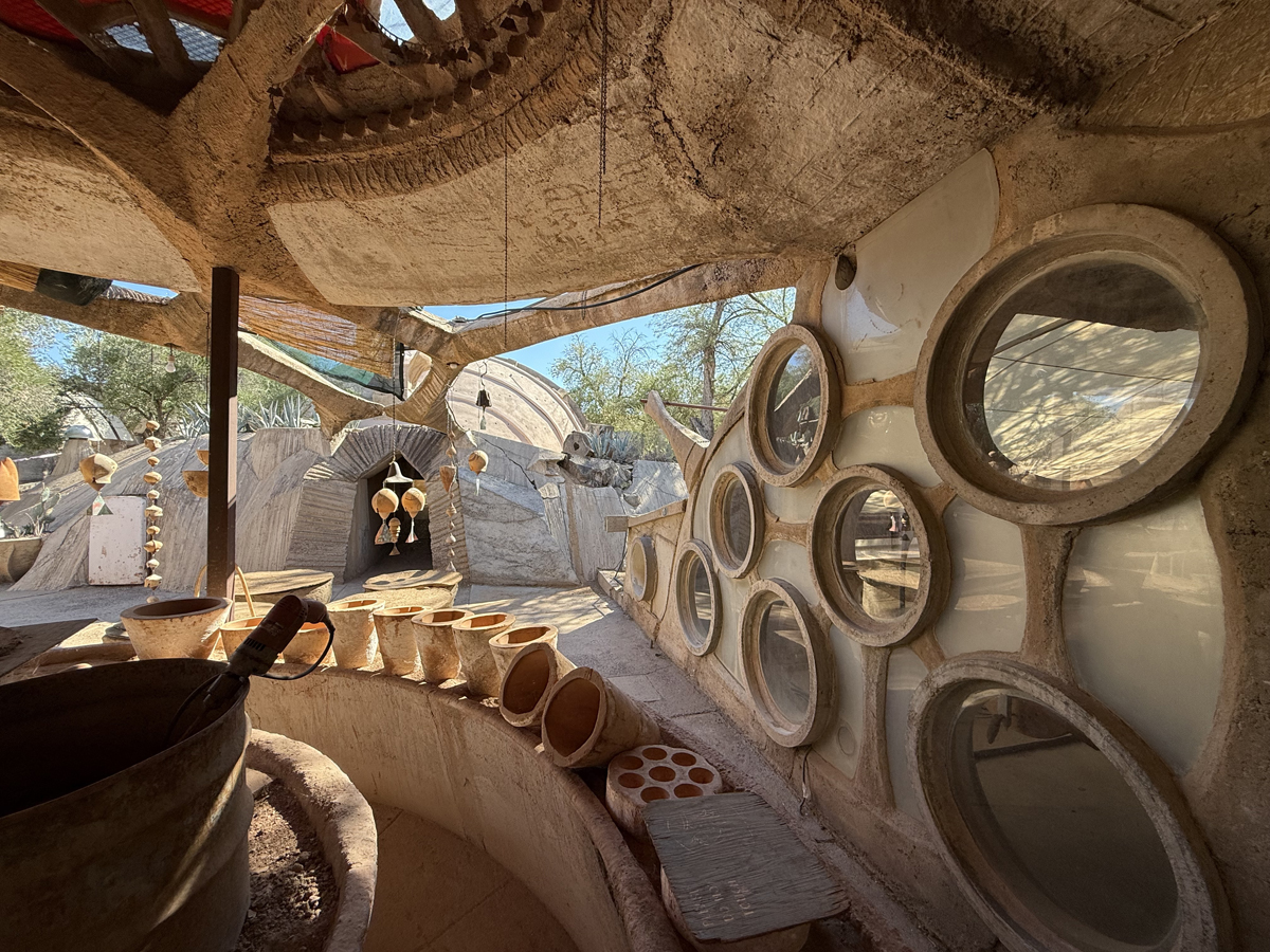 Paolo Soleri's Cosanti is a secret art spot in Paradise Valley, Arizona.