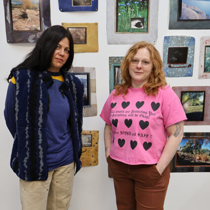 Whitney Biennial 2026 artists Sarah M. Rodriguez and Erin Jane Nelson.