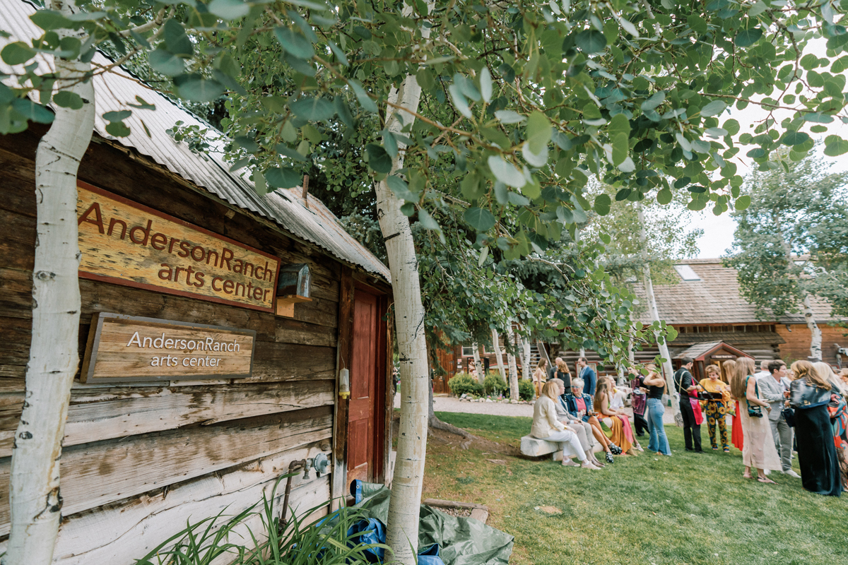 View of the Anderson Ranch Arts Center campus during their 60th birthday festivities.