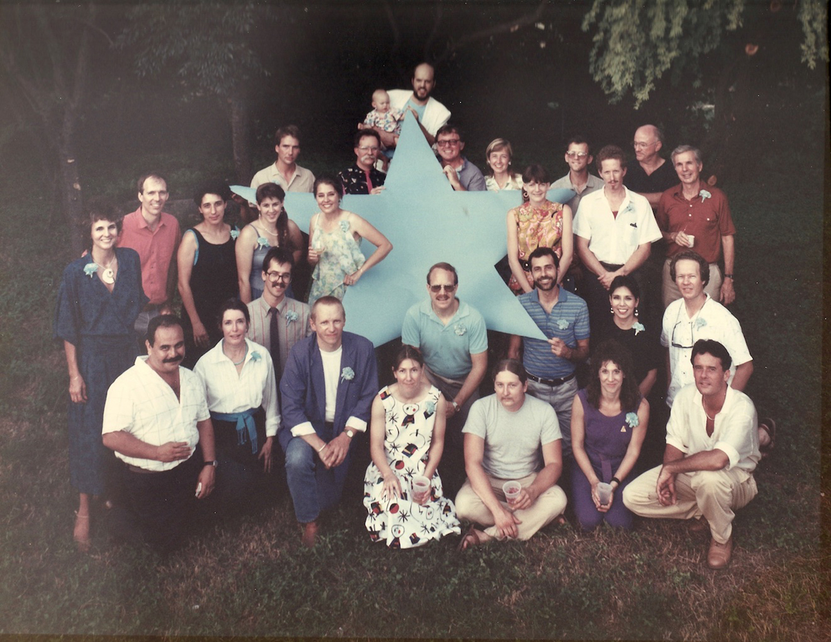 Group photo of the artists who helped lay the foundation for the Contemporary at Blue Star in San Antonio. The center's fortieth anniversary is one top Southwest Art News July 2026 headline.