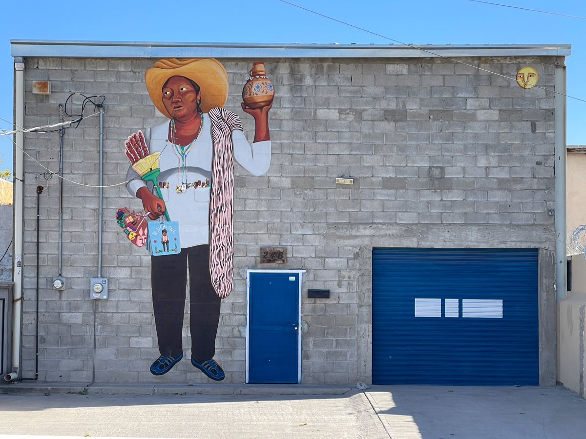 Azul Arena, one of the Juárez venues for the international art program Sutura.