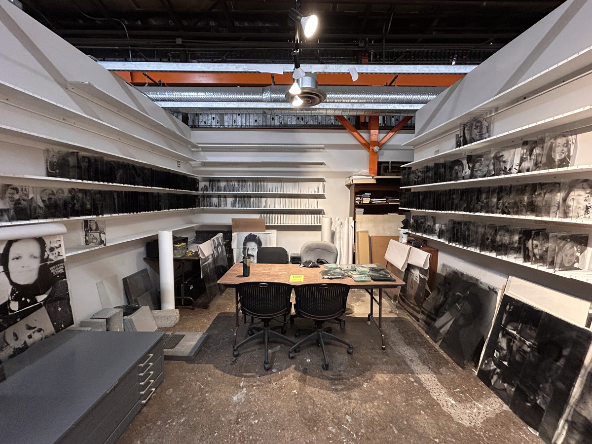 Mehrdad Mirzaie's Phoenix studio.