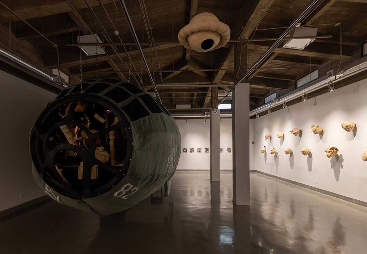 Art installation by Gaku Tsutaja at Rubin Center for the Visual Arts in El Paso, Texas.