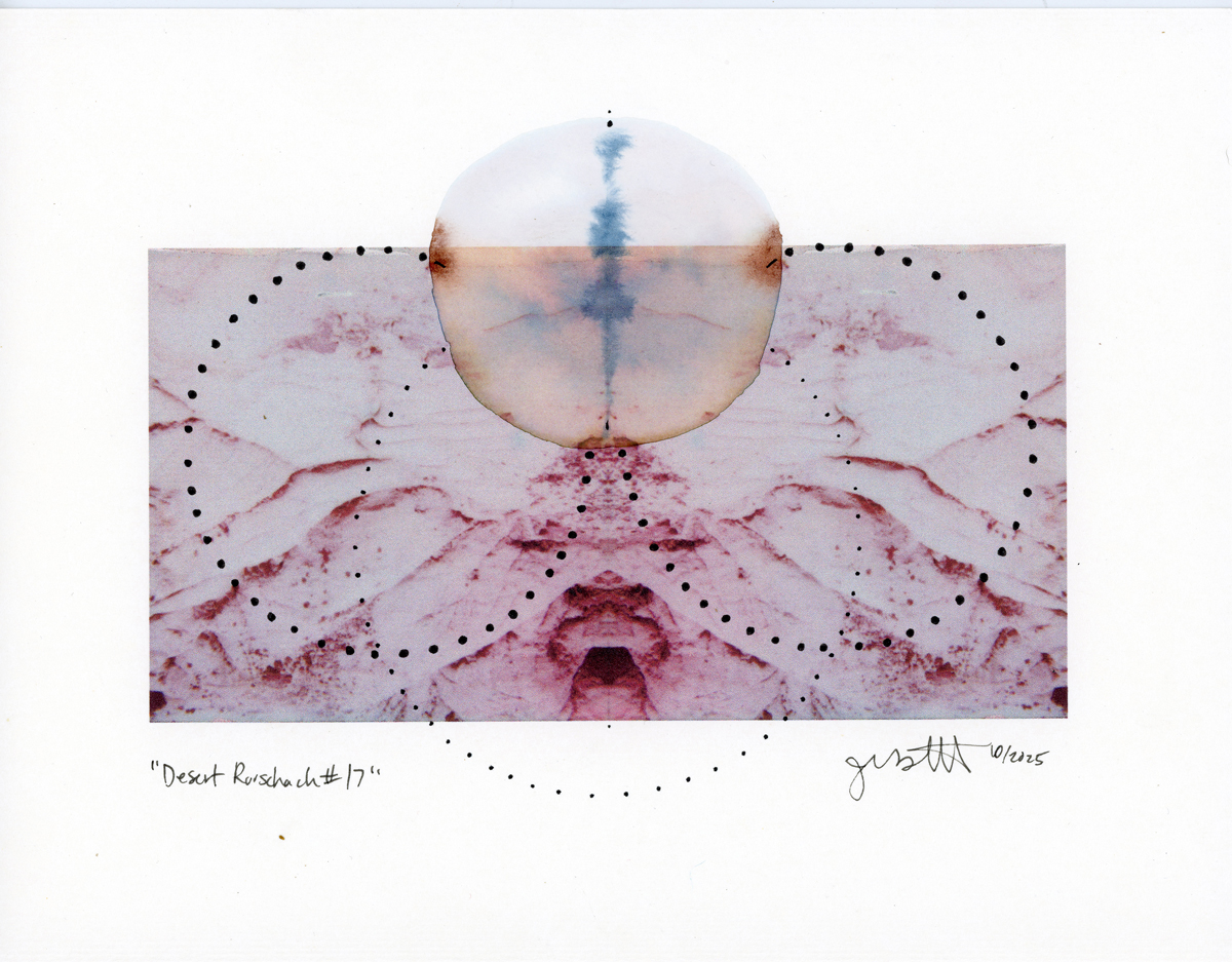 Desert Rorschach series by Jess Merritt of New Mexico.
