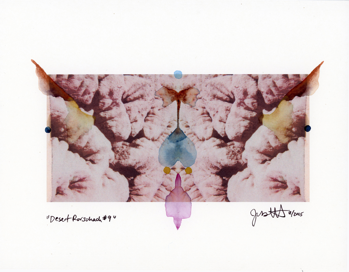 Desert Rorschach series by Jess Merritt of New Mexico.