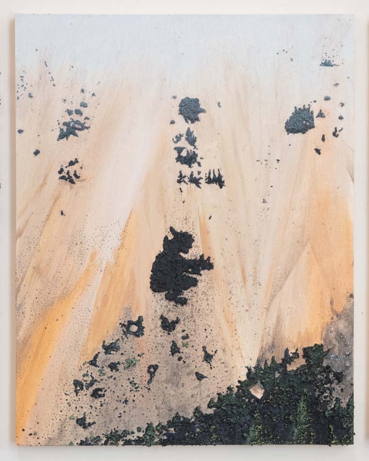 Painting by Eleanor Mahin Thorp, In the Beartooth pass.