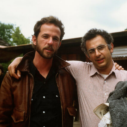 Portrait of gallerist Terry Etherton and photographer and filmmaker Danny Lyon.