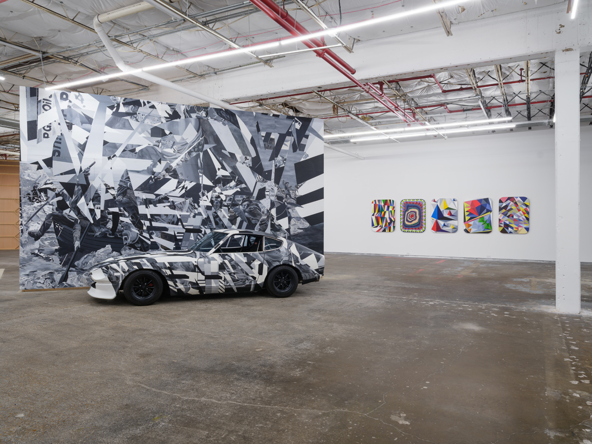 Installation view of Francisco Moreno's first museum solo exhibition at Dallas Contemporary in Texas.