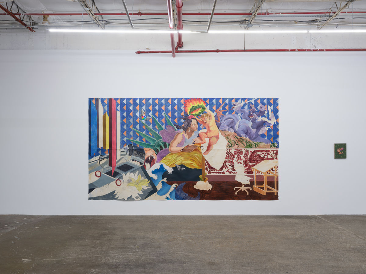 Installation view of Francisco Moreno's first museum solo exhibition at Dallas Contemporary in Texas.