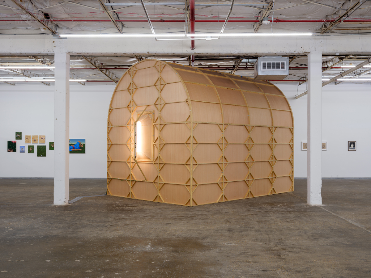 Installation view of Francisco Moreno's first museum solo exhibition at Dallas Contemporary in Texas.