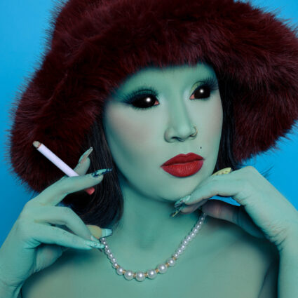 Alien portrait by Faye Lenore, featured artist in Southwest Contemporary Vol. 14: Alien.
