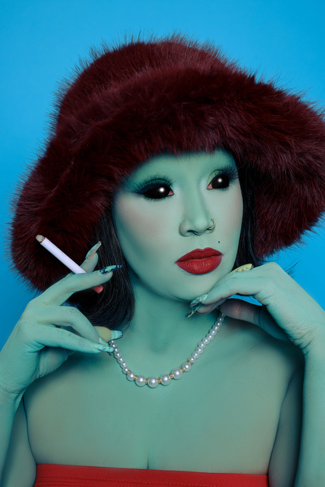 Alien portrait by Faye Lenore, featured artist in Southwest Contemporary Vol. 14: Alien.