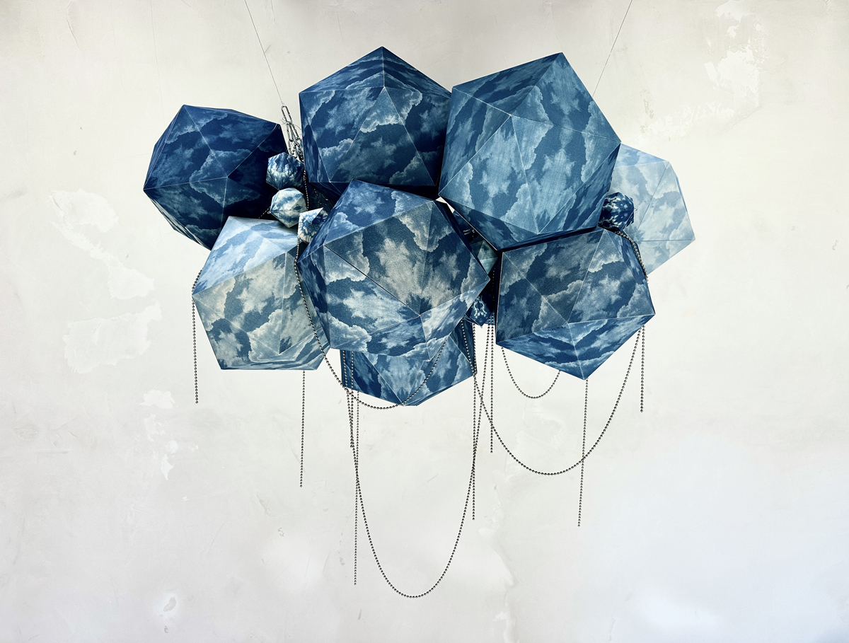 Suspended installation by artist Jess Merritt of Albuquerque.