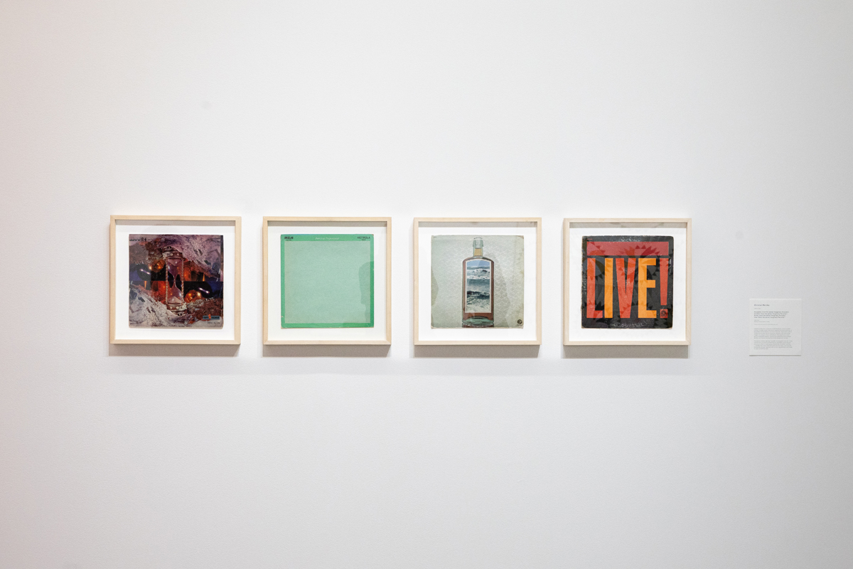 Series of frames in exhibition, courtesy the artist.