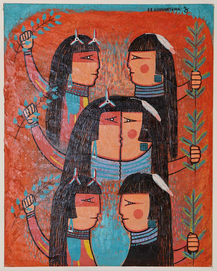 Terrance Talaswaima (Hopi), Bean Dancers