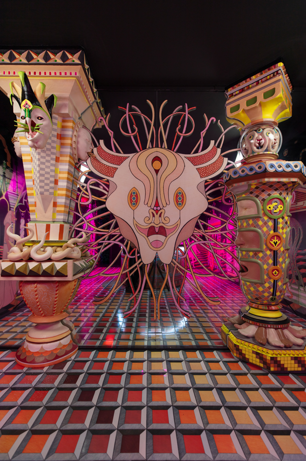 Gallery install in Meow Wolf, courtesy the artist.