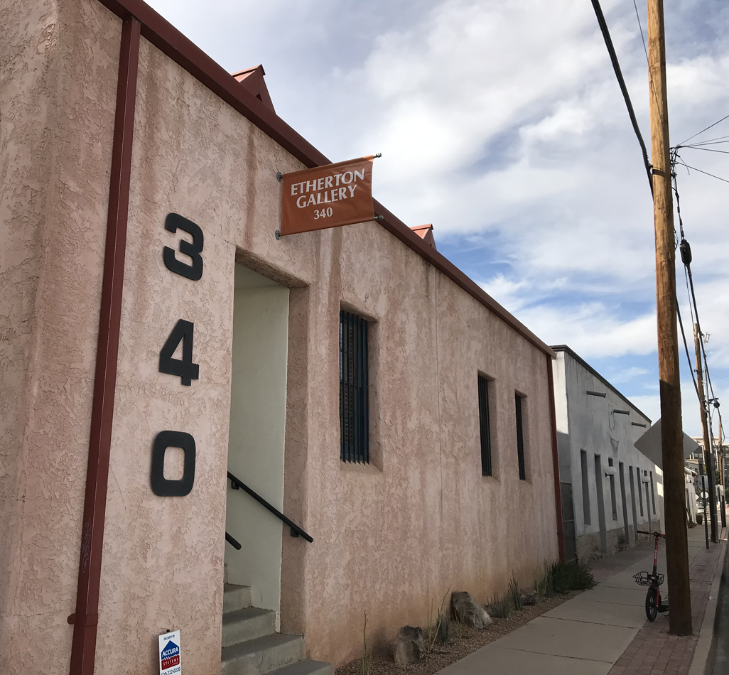 Exterior of Etherton Gallery, which will relocate and downsize in late 2026.