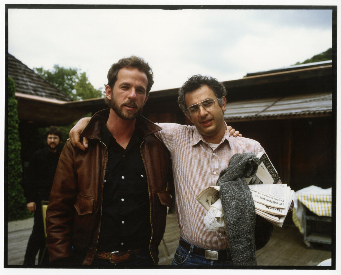 Portrait of gallerist Terry Etherton and photographer and filmmaker Danny Lyon.