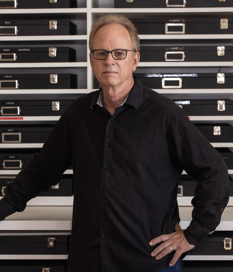 Portrait of Terry Etherton, founder of soon-to-downsize Etherton Gallery.